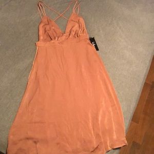 Tan Lulus dress